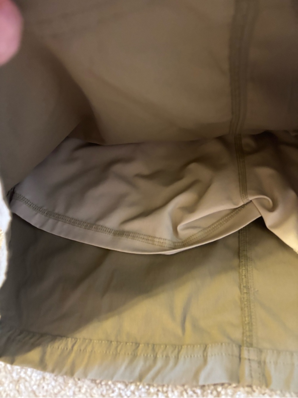 Eddie Bauer Olive Green Utility Skort with Belt Loops - Picture 5 of 5